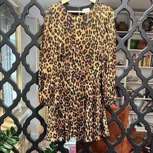 Milly Leopard Print Dress